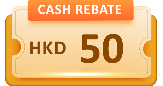 HKD50 Cash Rebate