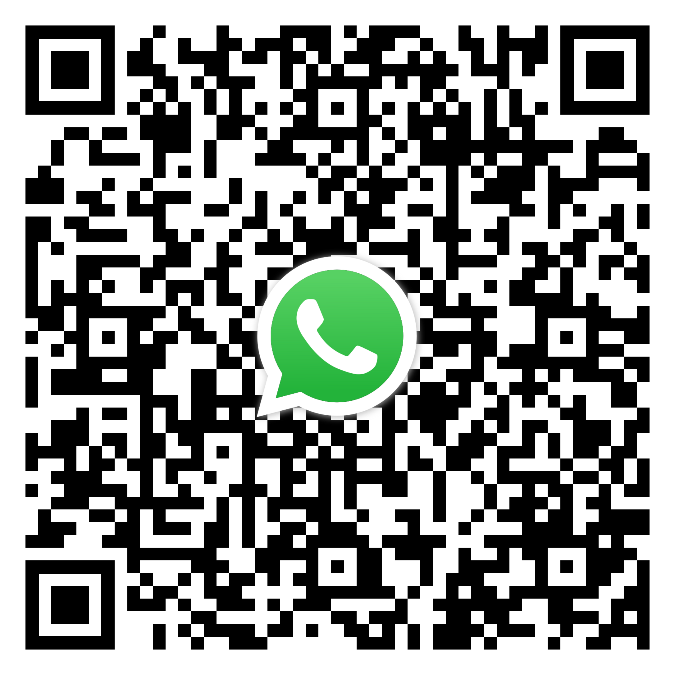 WhatsApp 預約專人致電QR code