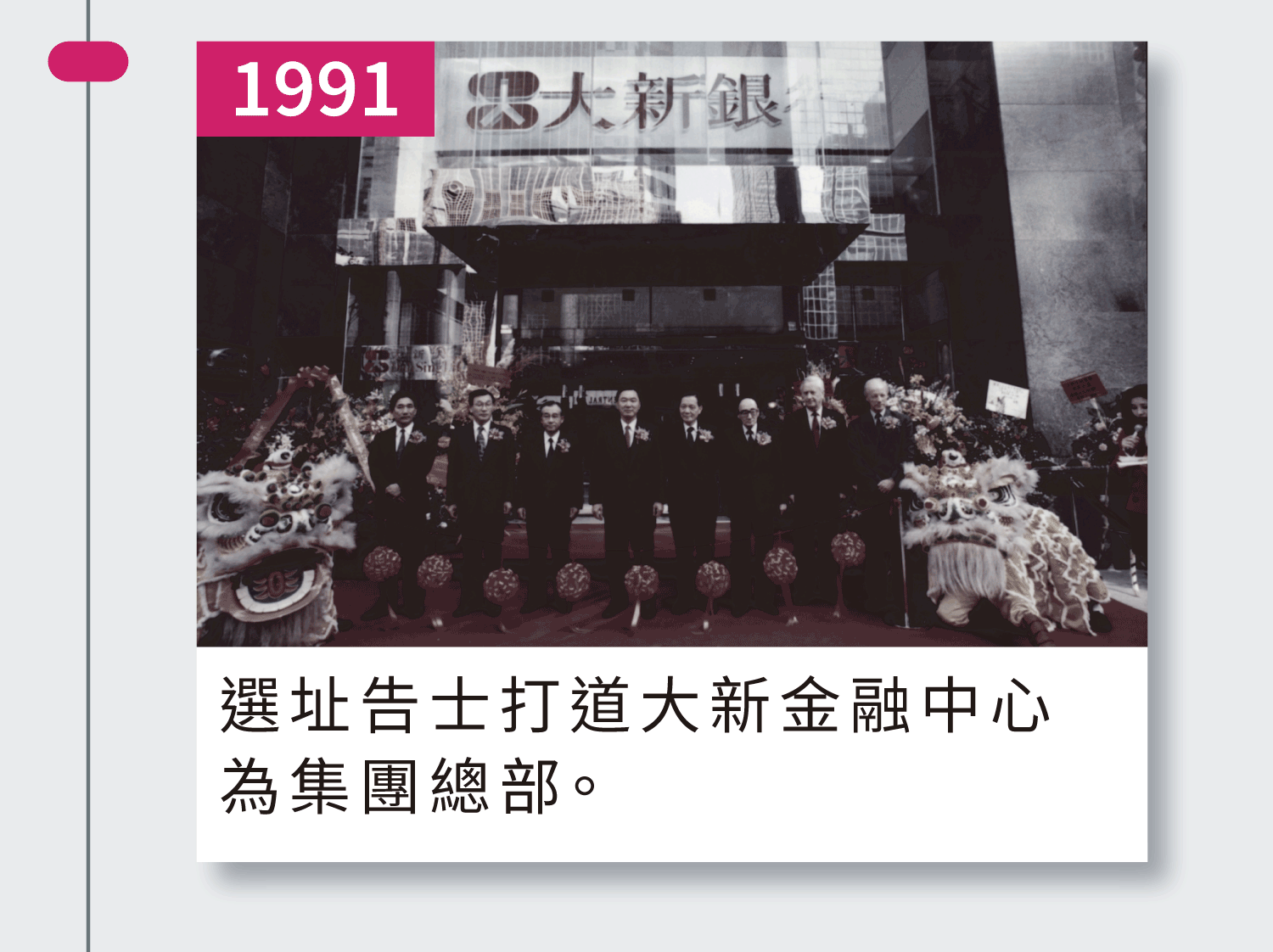 1991年 告士打道金融中心成為集團總部
