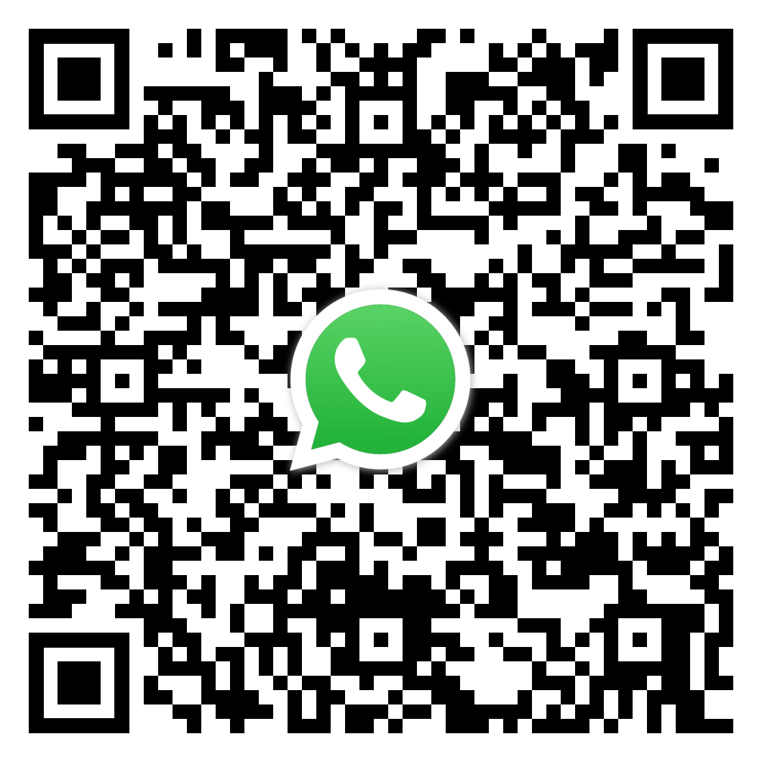 WhatsApp 預約專人致電QR code